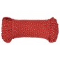 vidaXL Cuerda de barco polipropileno rojo 3 mm 25 m vidaXL Cuerda de barco polipropileno rojo 3 mm 25 m
