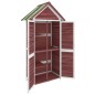 vidaXL Cobertizo herramientas jardín madera pino moca 89x52,5x175 cm vidaXL Cobertizo herramientas jardín madera pino moca 89x52,5x175 cm