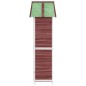vidaXL Cobertizo herramientas jardín madera pino moca 89x52,5x175 cm vidaXL Cobertizo herramientas jardín madera pino moca 89x52,5x175 cm