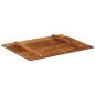 vidaXL Tablero de mesa rectangular madera maciza 70x90 cm 15-16 mm vidaXL Tablero de mesa rectangular madera maciza 70x90 cm 15-16 mm