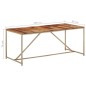 vidaXL Mesa de comedor de madera maciza de sheesham 180x90x76 cm vidaXL Mesa de comedor de madera maciza de sheesham 180x90x76 cm