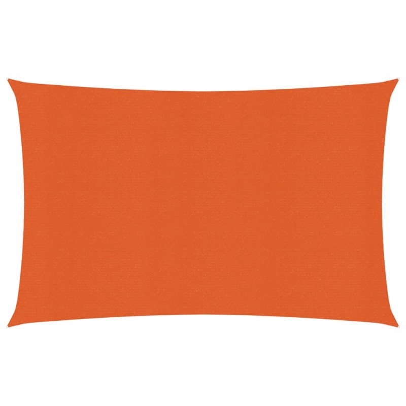 vidaXL Toldo de vela HDPE naranja 160 g/m² 2,5x4 m vidaXL Toldo de vela HDPE naranja 160 g/m² 2,5x4 m