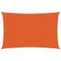 vidaXL Toldo de vela HDPE naranja 160 g/m² 2,5x4 m vidaXL Toldo de vela HDPE naranja 160 g/m² 2,5x4 m