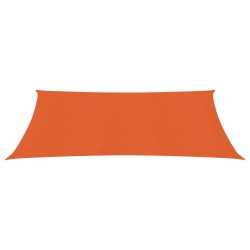 vidaXL Toldo de vela HDPE naranja 160 g/m² 2,5x4 m