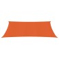 vidaXL Toldo de vela HDPE naranja 160 g/m² 2,5x4 m vidaXL Toldo de vela HDPE naranja 160 g/m² 2,5x4 m