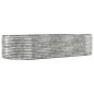 vidaXL Jardinera arriate acero recubrimiento polvo plata 291x140x68 cm vidaXL Jardinera arriate acero recubrimiento polvo plata 291x140x68 cm