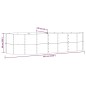 vidaXL Jardinera arriate acero recubrimiento polvo plata 291x140x68 cm vidaXL Jardinera arriate acero recubrimiento polvo plata 291x140x68 cm