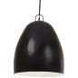 vidaXL Lámpara colgante industrial redonda negra 25 W 42 cm E27 vidaXL Lámpara colgante industrial redonda negra 25 W 42 cm E27