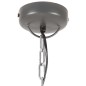 vidaXL Lámpara colgante industrial redonda mango 25 W gris 52 cm E27 vidaXL Lámpara colgante industrial redonda mango 25 W gris 52 cm E27
