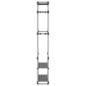 vidaXL Estantería para ropa 3 alturas aluminio plateado 59x29x192 cm vidaXL Estantería para ropa 3 alturas aluminio plateado 59x29x192 cm
