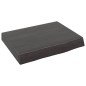 vidaXL Estante pared madera roble tratada marrón oscuro 40x30x(2-6) cm vidaXL Estante pared madera roble tratada marrón oscuro 40x30x(2-6) cm