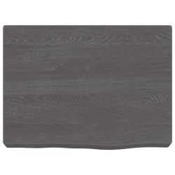 vidaXL Estante pared madera roble tratada marrón oscuro 40x30x(2-6) cm