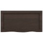 vidaXL Estante pared madera roble tratada marrón oscuro 40x30x(2-6) cm vidaXL Estante pared madera roble tratada marrón oscuro 40x30x(2-6) cm