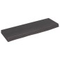 vidaXL Estante de pared madera roble tratada marrón oscuro 60x20x4 cm vidaXL Estante de pared madera roble tratada marrón oscuro 60x20x4 cm