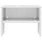 vidaXL Mesitas de noche 2 uds madera contrachapada blanco 40x30x30 cm vidaXL Mesitas de noche 2 uds madera contrachapada blanco 40x30x30 cm