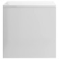 vidaXL Mesitas de noche 2 uds madera contrachapada blanco 40x30x30 cm vidaXL Mesitas de noche 2 uds madera contrachapada blanco 40x30x30 cm