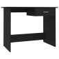 vidaXL Escritorio de aglomerado negro 100x50x76 cm vidaXL Escritorio de aglomerado negro 100x50x76 cm