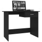 vidaXL Escritorio de aglomerado negro 100x50x76 cm vidaXL Escritorio de aglomerado negro 100x50x76 cm