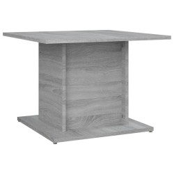 vidaXL Mesa de centro madera de ingeniería gris Sonoma 55,5x55,5x40 cm
