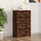 vidaXL Aparador madera contrachapada color roble ahumado 60x35x98,5 cm vidaXL Aparador madera contrachapada color roble ahumado 60x35x98,5 cm