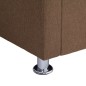 vidaXL Sillón en forma de cubo de tela marrón vidaXL Sillón en forma de cubo de tela marrón