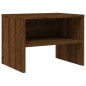vidaXL Mesita de noche madera contrachapada marrón roble 40x30x30 cm vidaXL Mesita de noche madera contrachapada marrón roble 40x30x30 cm