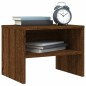 vidaXL Mesita de noche madera contrachapada marrón roble 40x30x30 cm vidaXL Mesita de noche madera contrachapada marrón roble 40x30x30 cm