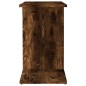 vidaXL Mesa auxiliar madera contrachapada roble ahumado 50x30x50 cm vidaXL Mesa auxiliar madera contrachapada roble ahumado 50x30x50 cm