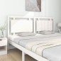 vidaXL Cabecero de cama madera maciza de pino blanco 185,5x4x100 cm vidaXL Cabecero de cama madera maciza de pino blanco 185,5x4x100 cm