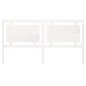 vidaXL Cabecero de cama madera maciza de pino blanco 185,5x4x100 cm vidaXL Cabecero de cama madera maciza de pino blanco 185,5x4x100 cm