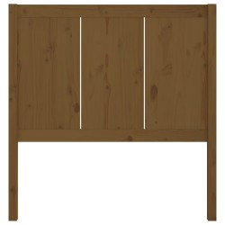 vidaXL Cabecero de cama madera maciza pino marrón miel 95,5x4x100 cm