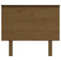 vidaXL Cabecero de cama madera maciza de pino marrón miel 94x6x82,5 cm