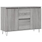 vidaXL Aparador de madera de ingeniería gris Sonoma 104x35x70 cm vidaXL Aparador de madera de ingeniería gris Sonoma 104x35x70 cm