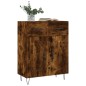 vidaXL Aparador de madera de ingeniería roble ahumado 69,5x34x90 cm vidaXL Aparador de madera de ingeniería roble ahumado 69,5x34x90 cm