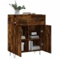 vidaXL Aparador de madera de ingeniería roble ahumado 69,5x34x90 cm vidaXL Aparador de madera de ingeniería roble ahumado 69,5x34x90 cm