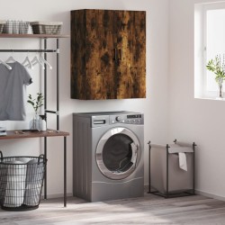 vidaXL Armario de pared roble ahumado 69,5x34x90 cm