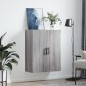 vidaXL Armario de pared gris Sonoma 69,5x34x90 cm vidaXL Armario de pared gris Sonoma 69,5x34x90 cm