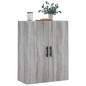 vidaXL Armario de pared gris Sonoma 69,5x34x90 cm vidaXL Armario de pared gris Sonoma 69,5x34x90 cm