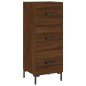 vidaXL Aparador madera de ingeniería marrón roble 34,5x34x90 cm vidaXL Aparador madera de ingeniería marrón roble 34,5x34x90 cm