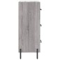 vidaXL Aparador madera de ingeniería gris Sonoma 34,5x34x90 cm vidaXL Aparador madera de ingeniería gris Sonoma 34,5x34x90 cm