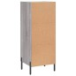 vidaXL Aparador madera de ingeniería gris Sonoma 34,5x34x90 cm vidaXL Aparador madera de ingeniería gris Sonoma 34,5x34x90 cm