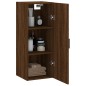vidaXL Armario de pared marrón roble 34,5x34x90 cm vidaXL Armario de pared marrón roble 34,5x34x90 cm