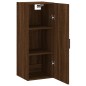vidaXL Armario de pared marrón roble 34,5x34x90 cm vidaXL Armario de pared marrón roble 34,5x34x90 cm