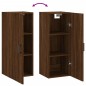 vidaXL Armario de pared marrón roble 34,5x34x90 cm vidaXL Armario de pared marrón roble 34,5x34x90 cm