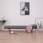 vidaXL Sofá cama con dos almohadas de poliéster color gris topo vidaXL Sofá cama con dos almohadas de poliéster color gris topo