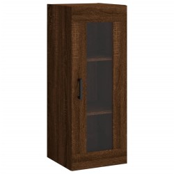 vidaXL Armario de pared marrón roble 34,5x34x90 cm