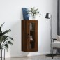 vidaXL Armario de pared marrón roble 34,5x34x90 cm vidaXL Armario de pared marrón roble 34,5x34x90 cm