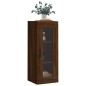 vidaXL Armario de pared marrón roble 34,5x34x90 cm vidaXL Armario de pared marrón roble 34,5x34x90 cm