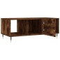 vidaXL Mesa de centro madera contrachapada roble ahumado 102x50x40 cm vidaXL Mesa de centro madera contrachapada roble ahumado 102x50x40 cm