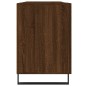 vidaXL Escritorio madera de ingeniería roble marrón 140x50x75 cm